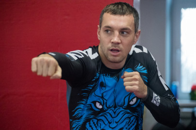 Совместная тренировка бойца UFC Александра Волкова и Артема Дзюбы