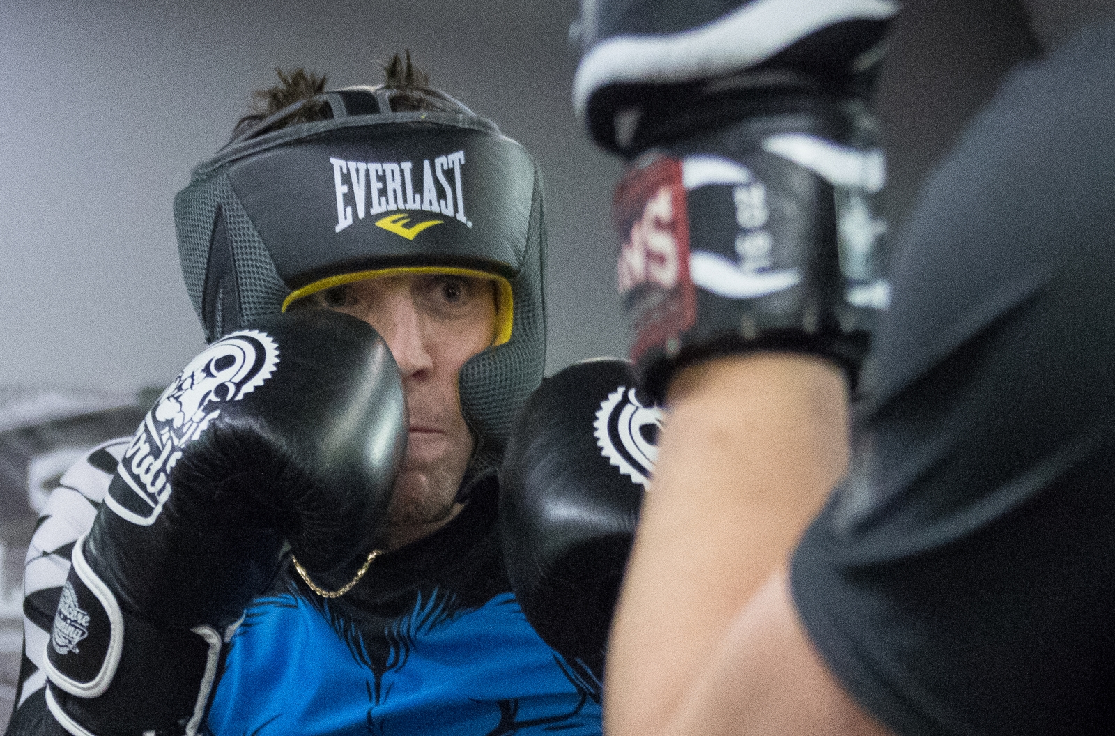 Совместная тренировка бойца UFC Александра Волкова и Артема Дзюбы