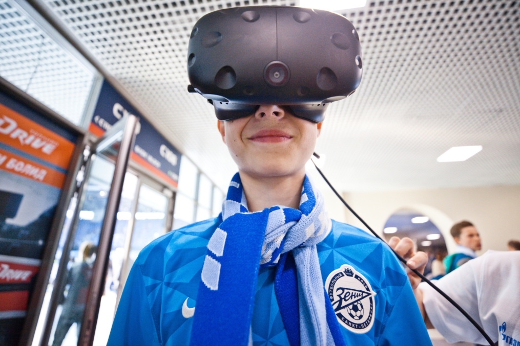 Сектор Чемпионов G-Drive и VR-зона ПАО «Газпром Нефть» на матче «Зенит» — «Крылья Советов»