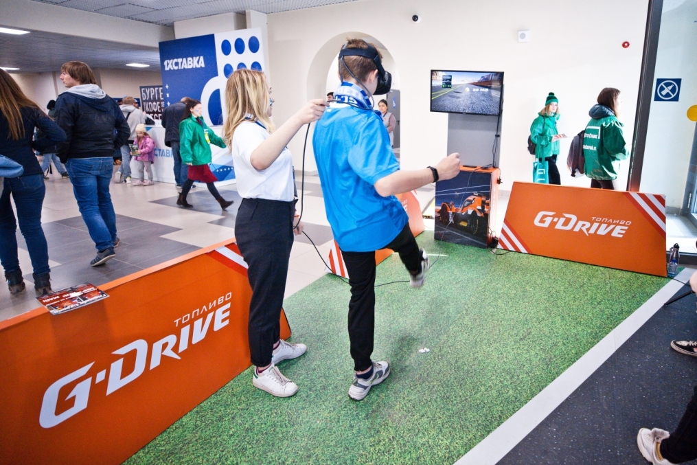 Сектор Чемпионов G-Drive и VR-зона ПАО «Газпром Нефть» на матче «Зенит» — «Крылья Советов»
