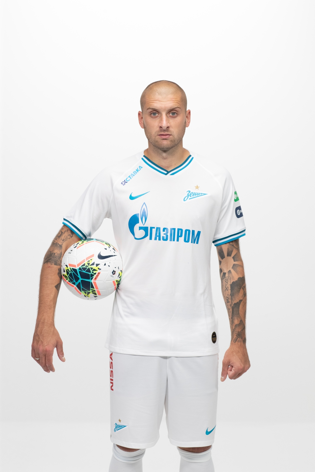 Фотосессия футболистов и тренеров основного состава ФК «Зенит» сезона 2019/20