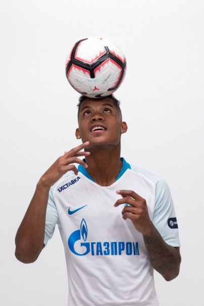 Фотосессия сезона 2018/19. Вильмар Барриос,  полузащитник ФК «Зенит»