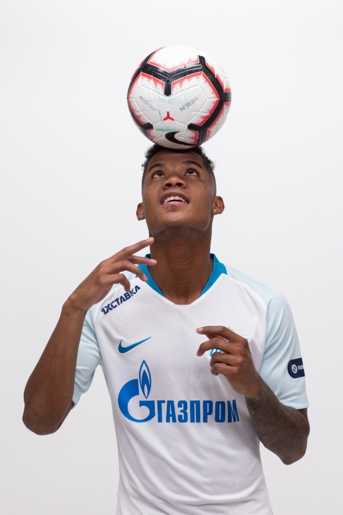 Фотосессия сезона 2018/19. Вильмар Барриос, полузащитник ФК «Зенит»