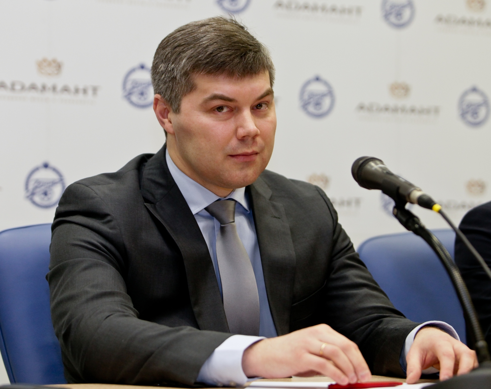 Пресс-конференция компании Адамант ставшей партнером ФК «Зенит»