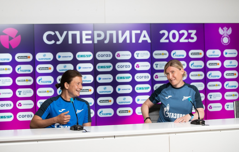 Пресс-конференция ЖФК «Зенит» перед матчем за Суперкубок с ЦСКА