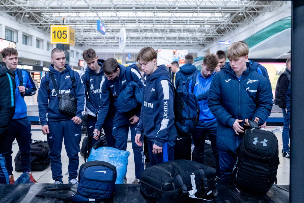 Выезд молодёжной команды «Зенит» на первый учебно-тренировочный сбор в Турцию