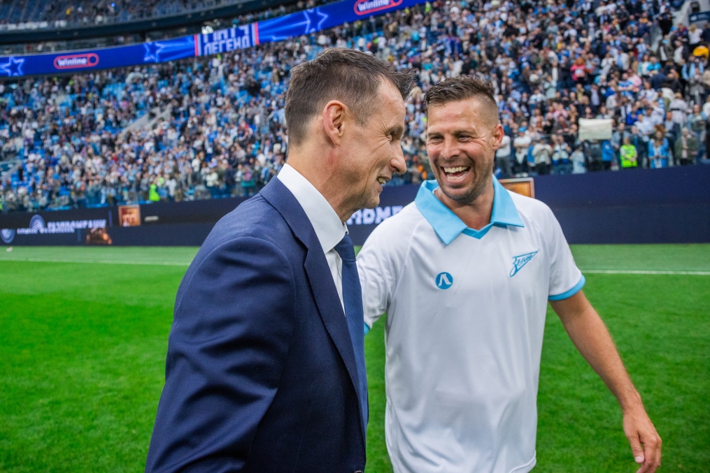 Матч легенд «Зенита» при поддержке Winline