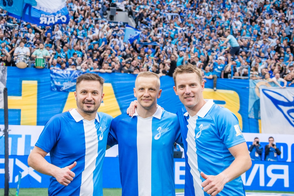 Матч легенд «Зенита» при поддержке Winline