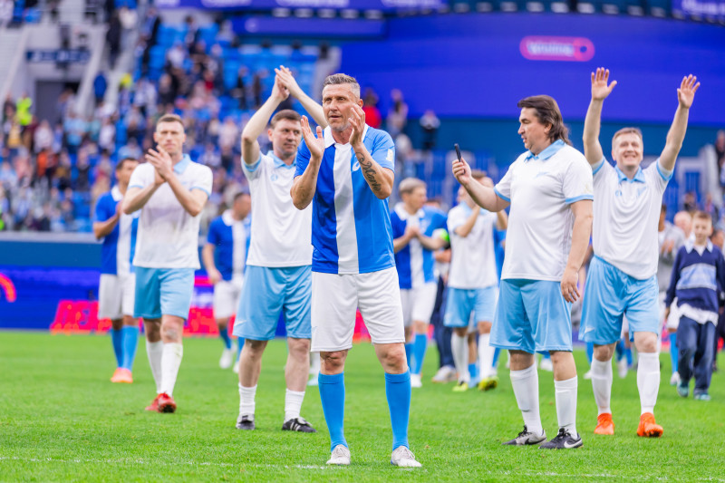 Матч легенд «Зенита» при поддержке Winline