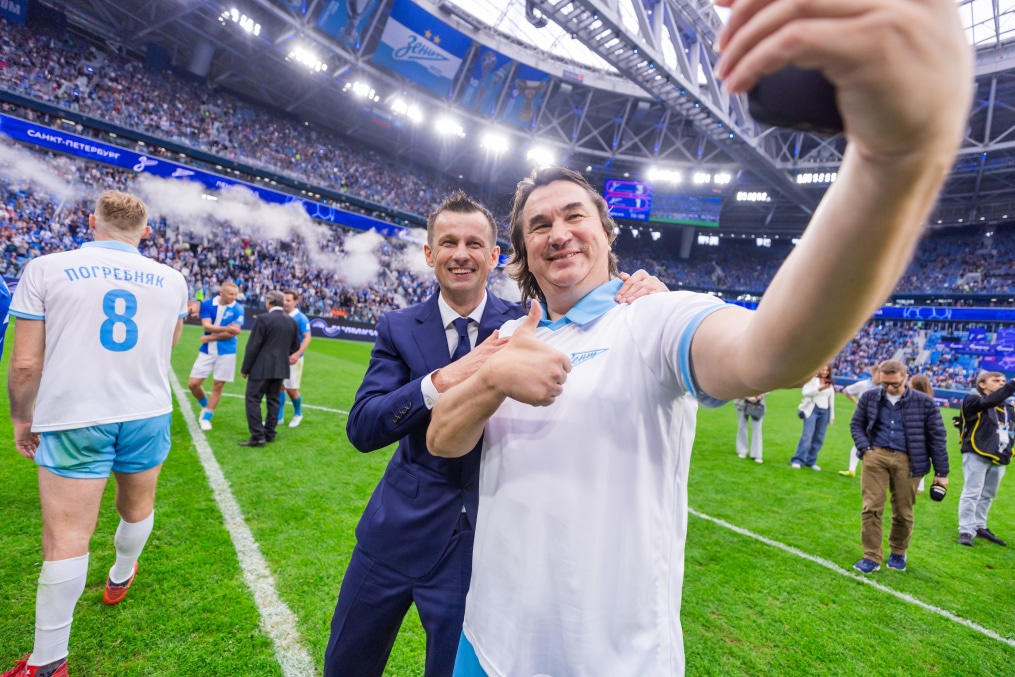 Матч легенд «Зенита» при поддержке Winline