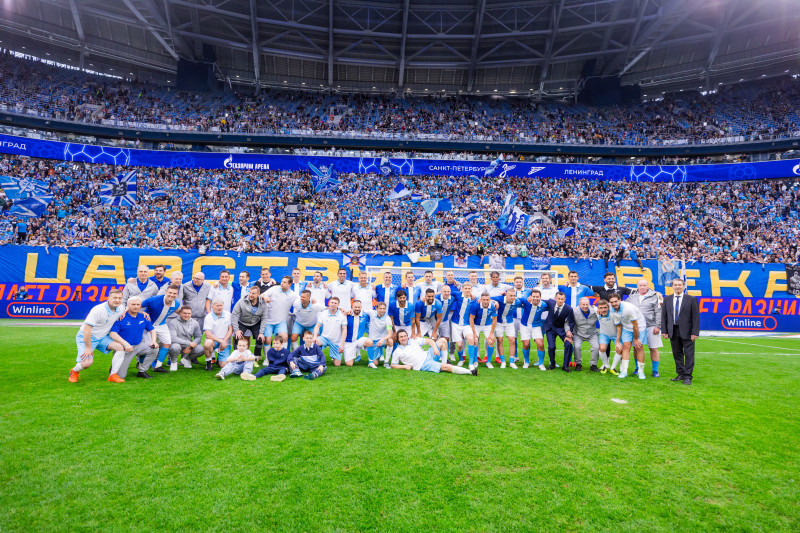 Матч легенд «Зенита» при поддержке Winline
