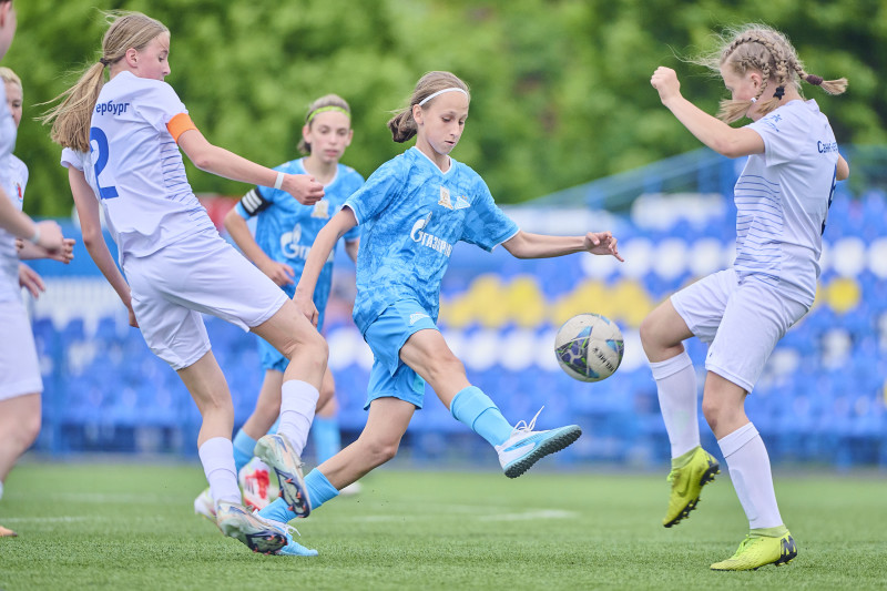 ЮФЛ-девочки, 3 тур, «Зенит» U-14 — СШОР-2 Невского района «Кристалл» U-14